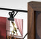 ZEP - Houten multi Fotolijst Ercolano in zwart metaal en bruin voor 3 foto's 10x15 en 1 foto 13x18 cm (afmeting 35 x 36 cm) - DN473