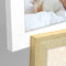 ZEP - Houten multi Fotolijst Favignana Bruin / Wit voor 6 foto's 10x15 (formaat 48x34 cm) - DB886