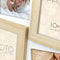 ZEP - Houten multi Fotolijst Favignana Bruin / Wit voor 6 foto's 10x15 (formaat 48x34 cm) - DB886