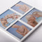 ZEP - Houten Multi Fotolijst Fiuggi wit voor foto's 2x 13x13 2x 13x18 afmeting 32x27 cm - OF57W