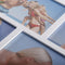 ZEP - Houten Multi Fotolijst Fiuggi wit voor foto's 2x 13x13 2x 13x18 afmeting 32x27 cm - OF57W