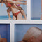 ZEP - Houten Multi Fotolijst Fiuggi wit voor foto's 2x 13x13 2x 13x18 afmeting 32x27 cm - OF57W