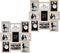 ZEP - Houten Multi Fotolijst Kimpton voor 9 foto's 10x15 (afmeting 45x45 cm) - TJ469