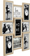 ZEP - Houten Multi Fotolijst Kimpton voor 9 foto's 10x15 (afmeting 45x45 cm) - TJ469