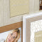 ZEP - Houten multi Fotolijst Livigno in bruin en wit voor 8 foto's 6x 10x15 en 2x 10x10 cm (afmeting 52,5 x 51 cm) - ZD882