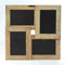 ZEP - Houten Multi Fotolijst Molvano wit/bruin voor 4 foto's 10x15 (afmeting 35x35 cm) - WW435