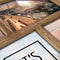 ZEP - Houten Multi fotolijst Mosel bruin voor 5 foto's formaat 10x15 (afmeting 35,5 x 30,5 cm) - BM546