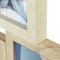 ZEP - Houten Multi Fotolijst Oberg 5Q Bruin / Crème voor 5 foto's formaat 10x15 (afmeting 42x35 cm) - DT996