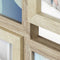 ZEP - Houten Multi Fotolijst Oberg 5Q Bruin / Crème voor 5 foto's formaat 10x15 (afmeting 42x35 cm) - DT996