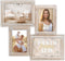 ZEP - Houten Multi Fotolijst Rosel 4Q Bruin voor foto formaat 2x 10x15 en 2x 13x18 cm (39x37 cm) - AC446B