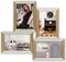 ZEP - Houten multi Fotolijst Vercelli in wit en bruin voor 4 foto's 10x15 cm (afmeting 35 x 34 cm) - DN496W