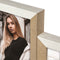 ZEP - Houten multi Fotolijst Vercelli in wit en bruin voor 4 foto's 10x15 cm (afmeting 35 x 34 cm) - DN496W