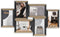 ZEP - Houten multi Fotolijst Vercelli in zwart en bruin voor 6 foto's 10x15 cm (afmeting 54 x 33 cm) - DN688B