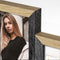 ZEP - Houten multi Fotolijst Vercelli in zwart en bruin voor 6 foto's 10x15 cm (afmeting 54 x 33 cm) - DN688B