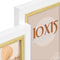 ZEP - Houten Multi Fotolijst wit/bruin Ayas 4Q voor 4 foto's 10x15 (afmeting 32x32 cm) - CV442
