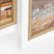 ZEP - Houten Multi Fotolijst wit/bruin Ayas 6Q voor 4 foto's 10x15 (afmeting 45,5x32 cm) - CV662