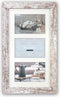ZEP - Houten multi fotolijst wit/bruin Nelson 6 3Q voor 3 foto's 10x15 - V23106
