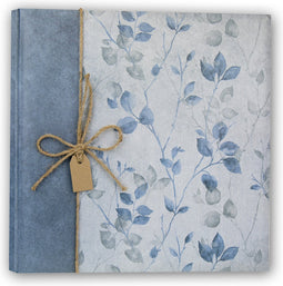ZEP - Inplak Fotoalbum Pergamijn Blauw met 40 witte bladzijdes 24x24 - GD242420B