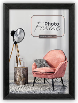 ZEP - Kunststof Fotolijst Dora Zwart voor foto 15x20 - BC568B