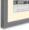 ZEP - Kunststof Fotolijst Edison Grijs met Passe-Partout voor foto 10x15 / 15x20 cm - NP68G