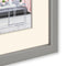 ZEP - Kunststof Fotolijst Edison Grijs met Passe-Partout voor foto 10x15 / 15x20 cm - NP68G