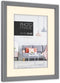 ZEP - Kunststof Fotolijst Edison Grijs voor foto 10x15 cm - NP46G