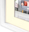 ZEP - Kunststof Fotolijst Edison Wit met Passe-Partout voor foto 15x20 / 20x30 cm - NP23W