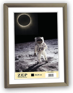 ZEP - Kunststof Fotolijst "New Easy" - Donker Zilver voor foto 40x60 - KK9