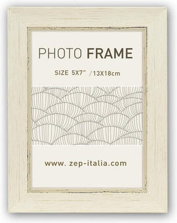 ZEP - Kunststof Fotolijst Tamigi Wit voor foto formaat 15x20 cm - CC168