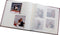 ZEP - Linnen Fotoalbum Rood met venster, 40 pagina’s wit, 24x24 cm - OU242420