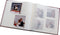 ZEP - Linnen Fotoalbum Rood met venster, 40 pagina’s wit, 24x24 cm - OU242420