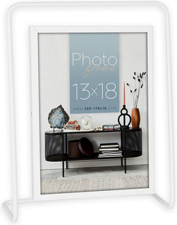 ZEP - Metalen fotolijst Alcamo wit voor foto 13x18 - RT457W