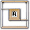 ZEP - Metalen fotolijst / wandrekje Gwen voor foto formaat 10x10 - EY1606
