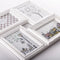 ZEP - Multi Fotolijst Cordoba kunststof wit voor 4 foto's 10x15 afmeting 31x31 cm - HT0446