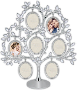 ZEP - Multi fotolijst / Familie fotolijst Handel Zilverkleurig voor 7 foto's formaat 6x5 (24x29 cm) - KV877