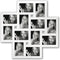 ZEP - Multi Fotolijst Milano wit voor 12 foto's 10x15 afmeting 59,5x60 - MF104