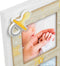 ZEP - Multi Houten Baby Fotolijst Antonio Bruin / Wit voor 12 foto's 6x6 (33x28 cm) - VG626