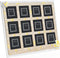 ZEP - Multi Houten Baby Fotolijst Antonio Bruin / Wit voor 12 foto's 6x6 (33x28 cm) - VG626