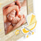 ZEP - Multi Houten Baby Fotolijst Antonio Bruin / Wit voor 12 foto's 6x6 (33x28 cm) - VG626