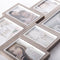 ZEP - Multi Houten Fotolijst Varel grijs / wit voor foto's 2x10x15 2x9x13 2x13x18 afmeting 47x34 cm - LGX663