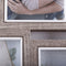 ZEP - Multi Houten Fotolijst Varel grijs / wit voor foto's 2x10x15 2x9x13 2x13x18 afmeting 47x34 cm - LGX663