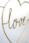 ZEP - Romantische Fotolijst Joanna met de tekst 'love' voor foto 10x15 afmeting 42x22 cm - LC166