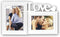 ZEP - Romantische Multi Fotolijst Caracas White voor foto's 1x 10x10 1x 13x18 afmeting 35x21 cm - XB12W