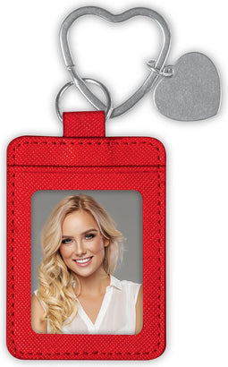 ZEP - Sleutelhanger Rood voor een pasfoto formaat 3,5 x 4,5 cm - AE1H