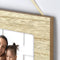 ZEP - Triple Houten Fotolijst Parents ES bruin/wit voor 3 foto's 10x15 (afmeting 20x52 cm) - T347ES
