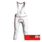 Zero RH+ Pure Salopette fietsbroek 3/4 wit met zwart heren