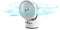 DOMO DO8148 - Tafelventilator - 3 snelheden 360° oscillatie - 20 m bereik