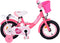 Volare Ashley Kinderfiets - Meisjes - 12 inch - Roze/Rood - Twee handremmen