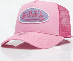 Von Dutch Pet - Roze - One Size - Baseball Cap - Trucker Cap - Pet Volwassenen - Pet Dames - Petten