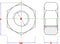 Zeskantmoer |8.8| DIN 934 M16 Zn-50 stuks-PGB